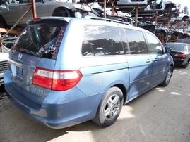 2005 HONDA ODYSSEY EX-L SKY BLUE 3.5L AT A17579